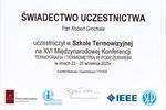 Szkoła Termowizyjna XVI Międzynarodowa Konferencja Termografia i Termometria w Podczerwieni Łódź 2025